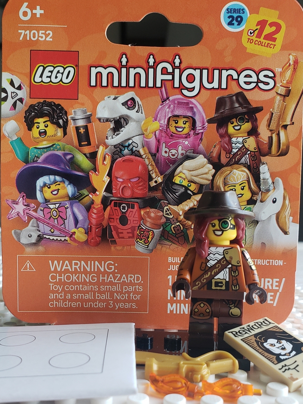 Lego Minifigures Series 29 Wild West Witch Minifigure - Brown, Black, Green